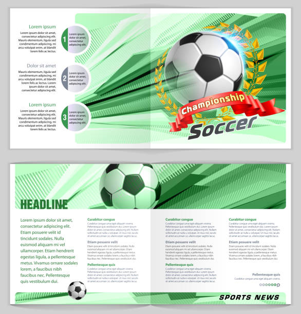 Soccer, sports news. EPS 10.